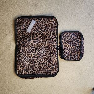 NWT Chico's Animal Print Packing Storage Cubes
